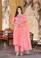 Peach Please! Blossom Kurti Set